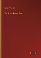 The Art of Natural Sleep 3368915207 Book Cover