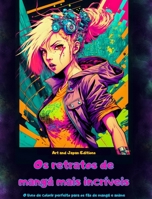 Os retratos de mangá mais incríveis - O livro de colorir perfeito para os fãs de mangá e anime: Uma jornada pelo maravilhoso mundo dos melhores mangás e animes do Japão B0CF3L9JQN Book Cover