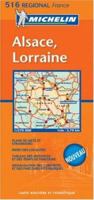 Michelin France Alsace, Lorraine (Michelin Local France Maps) (Multilingual Edition) 2067106325 Book Cover