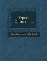 Opera Omnia ...... 101883401X Book Cover