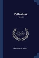 Publications; Volume 60 1022320882 Book Cover