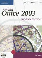 New Perspectives on Microsoft Office 2003,: First Course (New Perspectives (Paperback Course Technology)) 1418860778 Book Cover