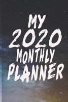My 2020 Monthly Planner: (2020 Pretty Simple Month planner, Notes,6x9, Matte, 30 pages ) 1654215805 Book Cover