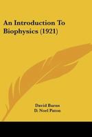 An introduction to biophysics; 9353971748 Book Cover