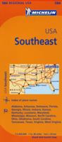 Michelin Usa: Southeast Map 584 2067175246 Book Cover