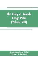 The diary of Ananda Ranga Pillai 9353704804 Book Cover