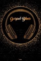 Gospel Blues Planner: Gospel Blues Golden Headphones Music Calendar 2020 - 6 x 9 inch 120 pages gift 1658604563 Book Cover