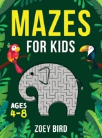 Mazes for Kids, Volume 2: Maze Activity Book for Ages 4 - 8 1989588735 Book Cover