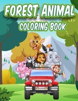 Forest Animals Coloring Book B0C2RZDHXW Book Cover