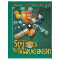 Statistics for Management 812031235X Book Cover