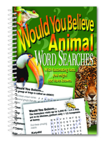 Would You Believe Animal Word Search null Book Cover