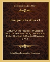 Immigrants In Cities... 1279780541 Book Cover