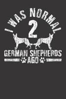 Notebook: Dot Grid Dotted 6x9 120 Pages German Shepherd Police Dog Animal Vintage Funny 108200118X Book Cover