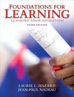 Foundations of Learning Claiming Your Education 0131199536 Book Cover