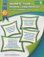 Nonfiction Reading Comprehension for the Common Core Grd 3 1420638246 Book Cover