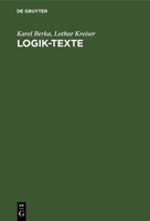 Logik-Texte 3112645812 Book Cover