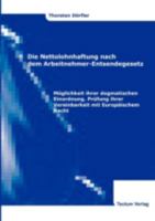 Die Nettolohnhaftung Nach Dem Arbeitnehmer-Entsendegesetz 3828884148 Book Cover