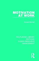 Motivation at Work 0415792339 Book Cover