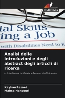 Analisi delle introduzioni e degli abstract degli articoli di ricerca (Italian Edition) 6207941152 Book Cover