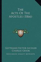 The Acts Of The Apostles 1166486656 Book Cover