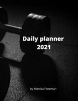 Daily planner 2021: Great daily planner for 2021 one page per day 8.5*11 1716316340 Book Cover