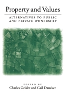 Property and Values: Alternatives To Public And Private Ownership 1559637668 Book Cover