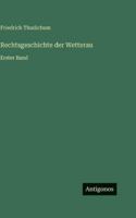 Rechtsgeschichte der Wetterau: Erster Band 3752538848 Book Cover