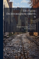 Deutsche Dichterhandschriften (German Edition) 102393566X Book Cover