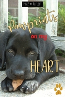 Pawprints On My Heart 1: Glossy Photo Cover Detail of Black Fur, 6"x9" journal with 160 lined pages for Animal Lovers 1078215863 Book Cover