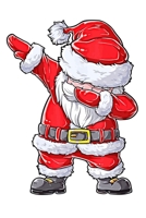 Christmas Dabbing Santa Claus Dot Graph Paper Notebook: Santa Claus Lover Dot Graph Paper Notebook 6x9 inches with 120 pages Funny Christmas Lover Gift Idea 1705903347 Book Cover