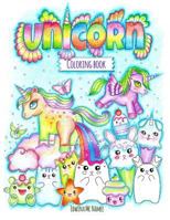 The unicorn coloring book: cute and inspirational coloring book full of unicorns and kawaii creatures 1546988173 Book Cover