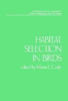 Habitat Selection in Birds (Physiological Ecology) 0121780813 Book Cover