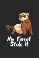 Frettchen Notizbuch: Frettchen Notizbuch f�r Liebhaber / Notizheft / Notizblock A5 (6x9in) Dotted Notebook / Punkteraster / 120 gepunktete Seiten 1671313887 Book Cover