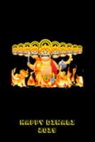 Happy Diwali 2019: Thoughtful Diwali Gift, Lined Blank Notebook, Mandala Back Cover, 6 x 9, 120 White Color Pages, Matte Finish Cover 1691404969 Book Cover