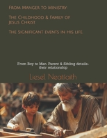 From Manger to Ministry: The Childhood & Family of Jesus Christ. The Significant events in His life.: From Boy to Man. Parent & Sibling details-their ... , Pentecost and the Acts of the apostles.) 1068302445 Book Cover