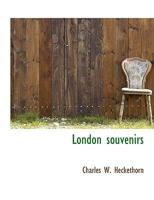 London souvenirs 9357090401 Book Cover