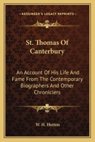 S. Thomas of Canterbury 0548305714 Book Cover