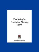 Der Krieg In Sudafrika: Vortrag (1899) 1169599621 Book Cover