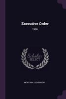 Executive Order: 1996 1378992938 Book Cover