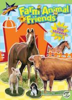 Farm Animal Friends: A Mega Sticker Book 1416967869 Book Cover
