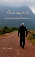 As i saw it A collection of poems that reflect a journey inward - questioning, understanding, and rediscovering life along the way. 9375432009 Book Cover