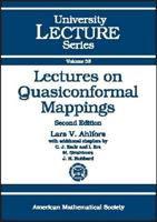 Lectures on Quasiconformal Mappings (University Lecture Series) 0821836447 Book Cover