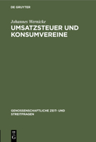 Umsatzsteuer Und Konsumvereine 3112426959 Book Cover