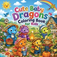 Cute Baby Dragons Coloring Book for Kids B0H6N5PXRQ Book Cover