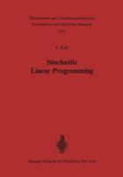 Stochastic Linear Programming 3642662544 Book Cover