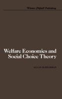 Welfare Economics and Social Choice Theory 0898380332 Book Cover