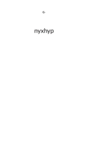 nyxhyp (German Edition) 3819227512 Book Cover