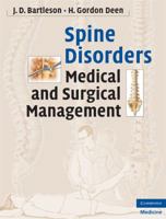 Spine Disorders: Medical and Surgical Management 0521889413 Book Cover