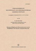 Messung Und Regelung Des Klimazustandes Durch Eine Die Ertraglichkeit Fur Den Menschen Anzeigende Klimasonde 3663037231 Book Cover