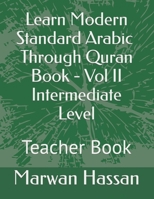 Learn Modern Standard Arabic- Teacher Book: Answers Key B0BBK3KGL1 Book Cover